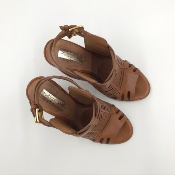 Halogen Basketweave Jackie Heeled Sandals 5.5 - Picture 6 of 10